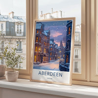 Aberdeen Poster - Scotland Wall Art
