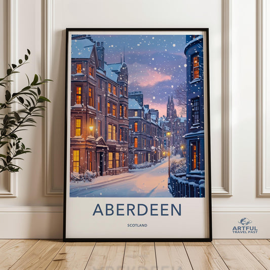 Aberdeen Poster - Scotland Wall Art