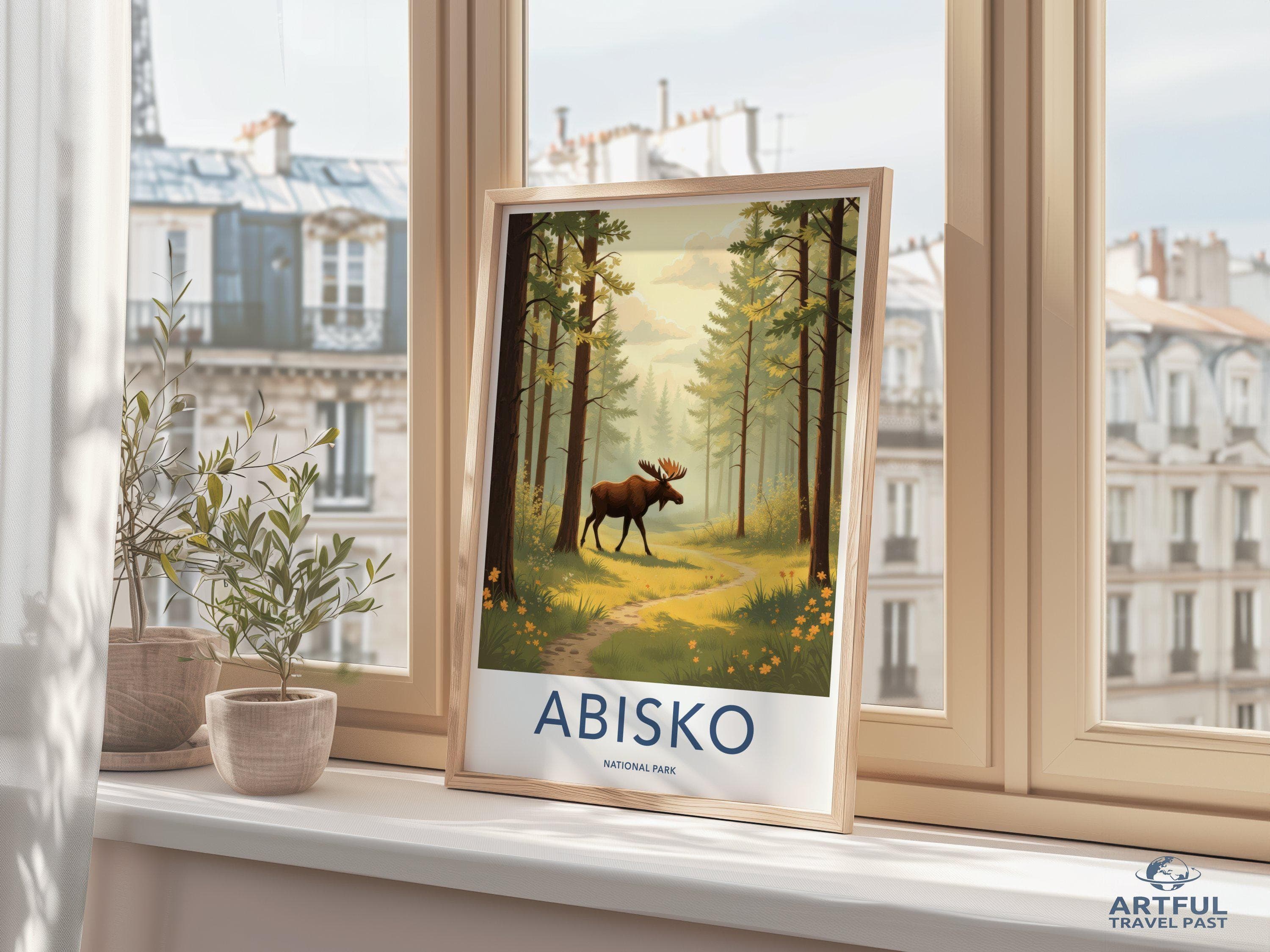 Abisko National Park Poster | Sweden Wall Art