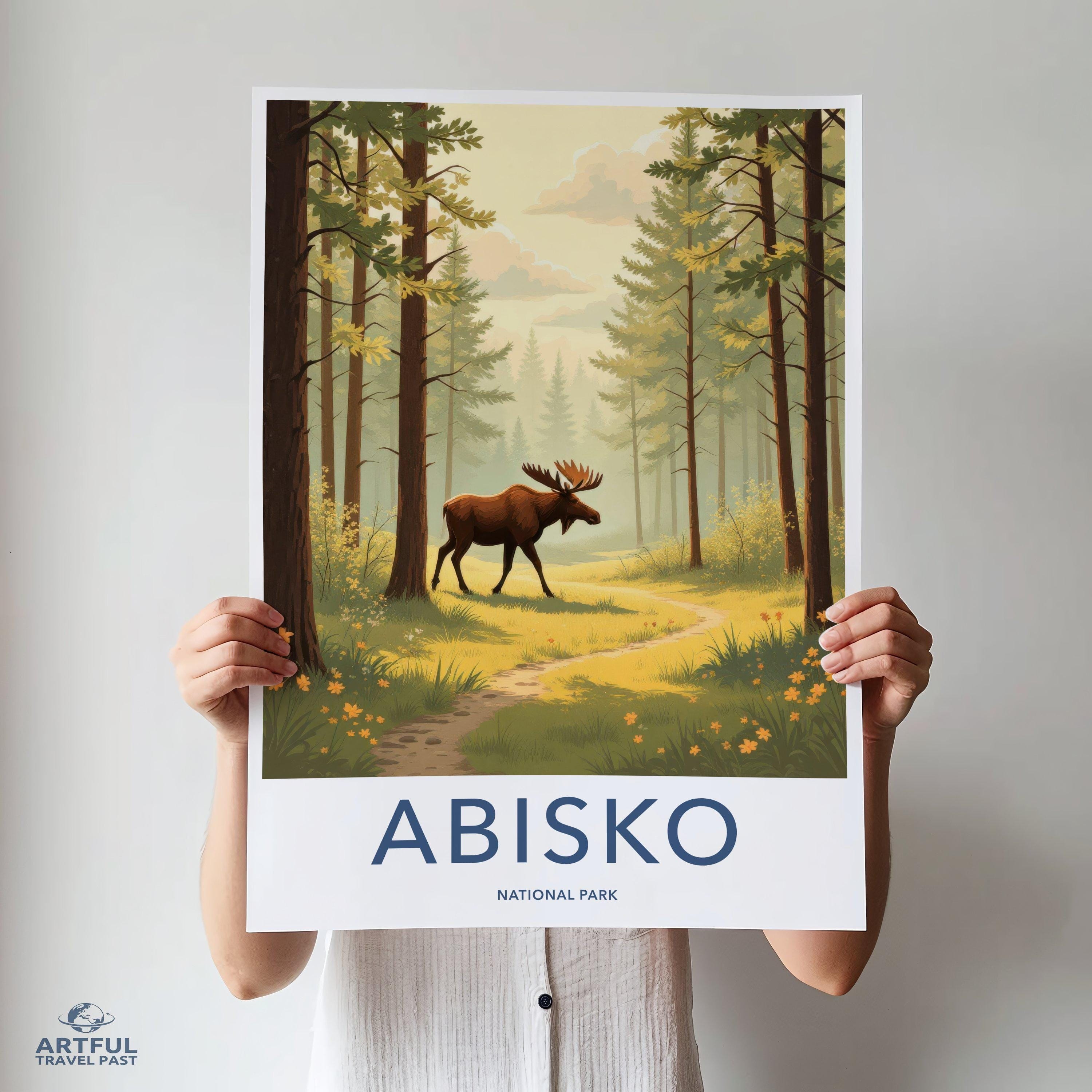 Abisko National Park Poster | Sweden Wall Art