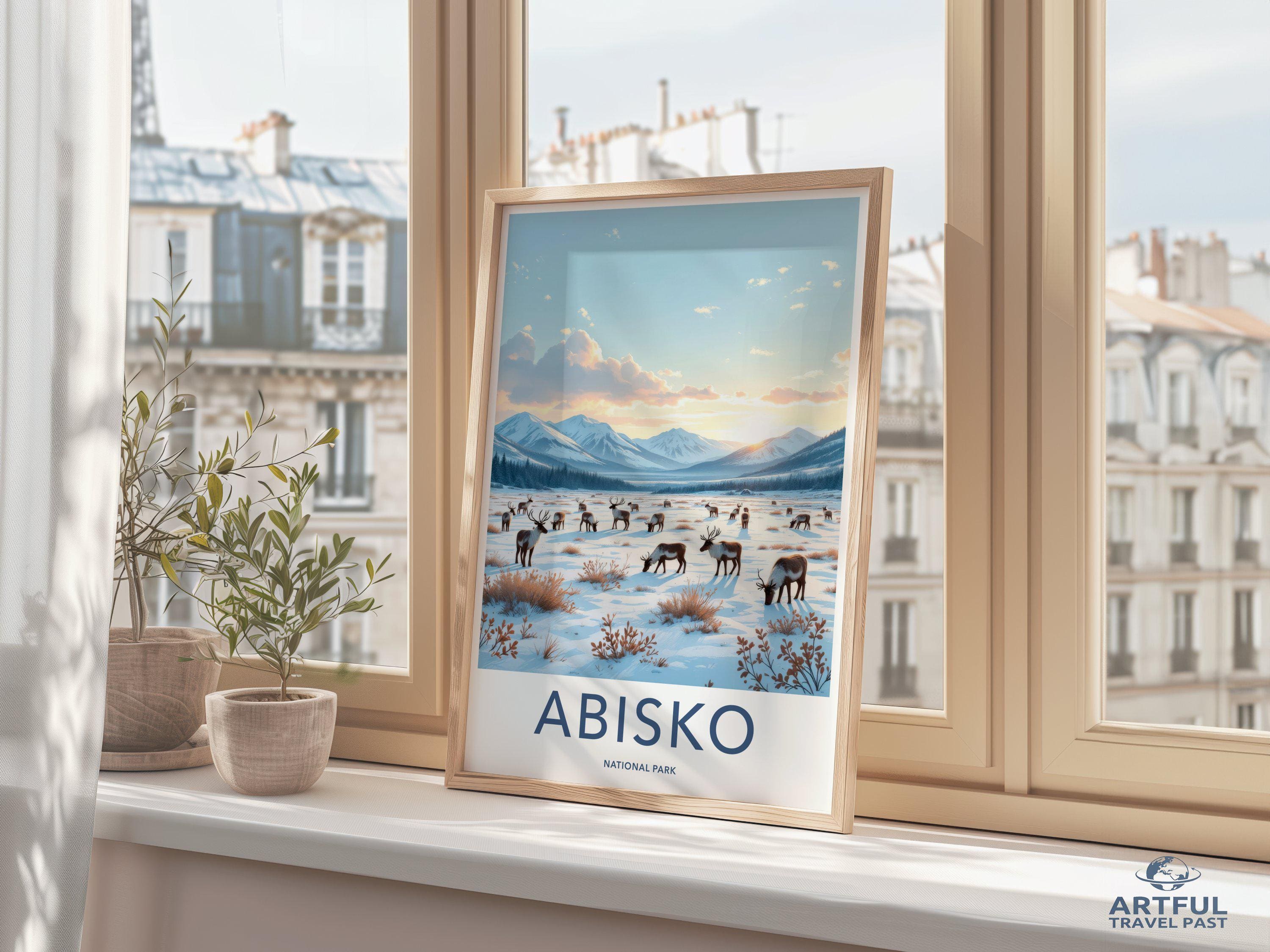 Abisko National Park Poster | Sweden Wall Art