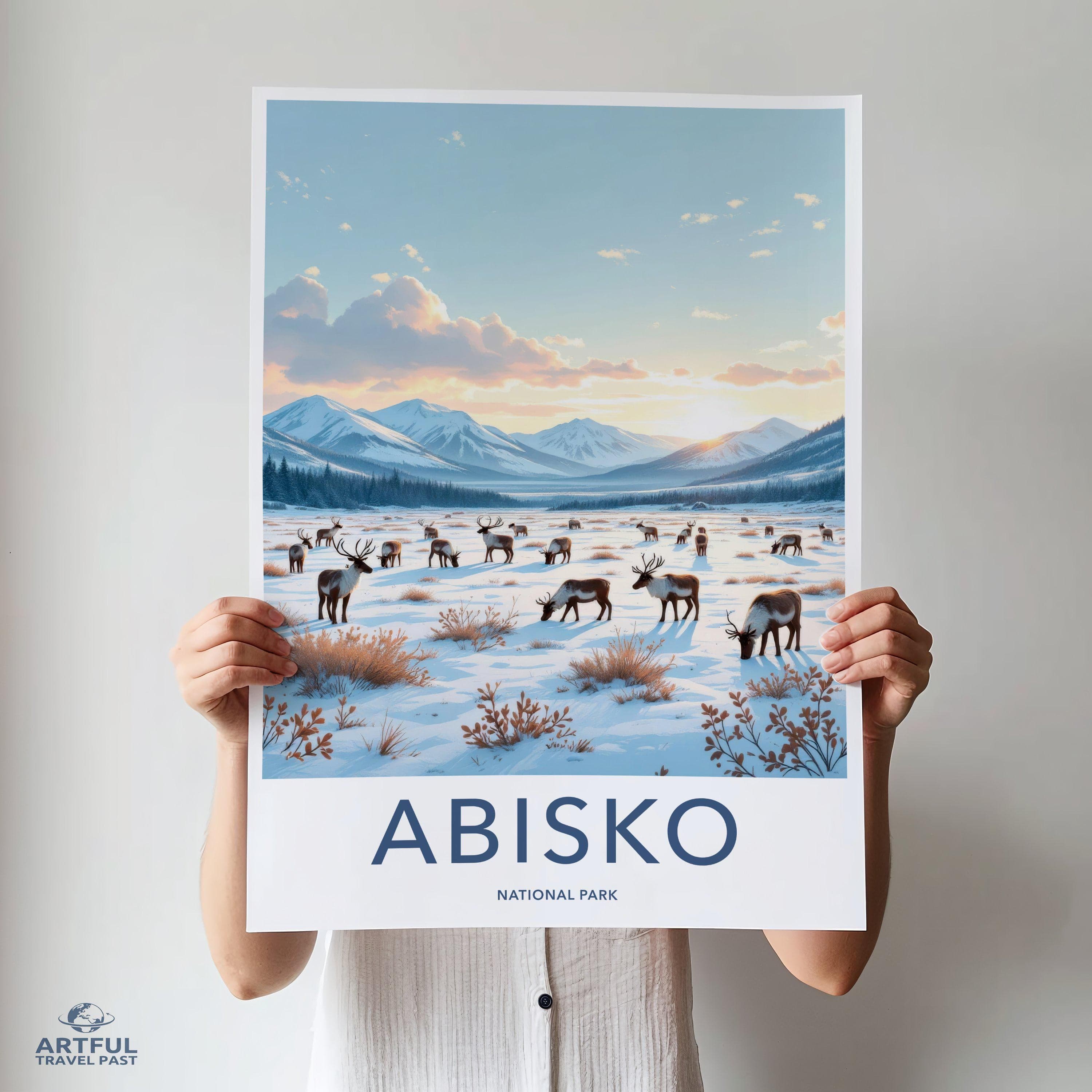 Abisko National Park Poster | Sweden Wall Art