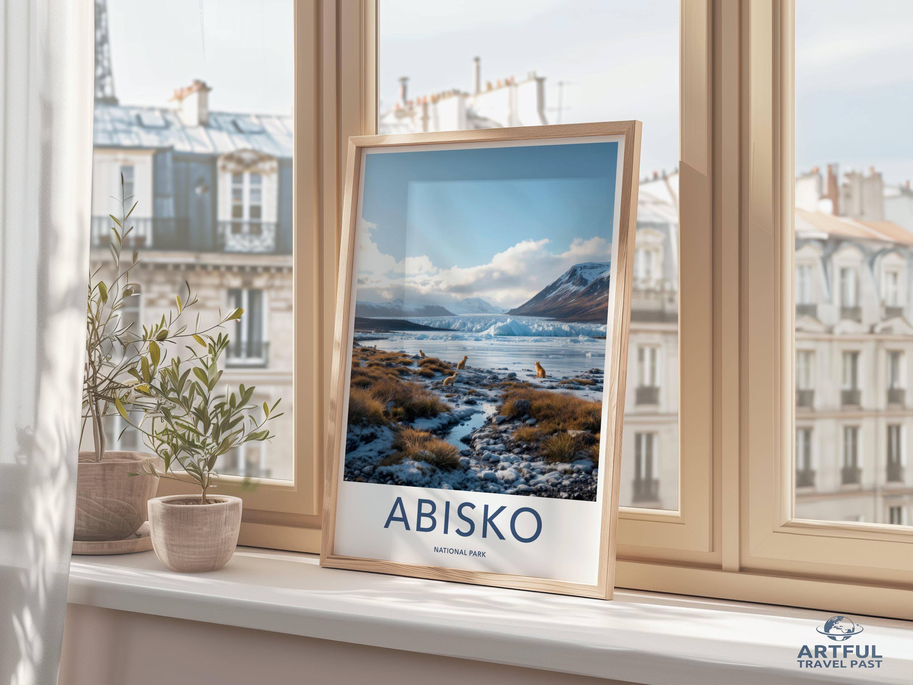 Abisko National Park Poster | Sweden Wall Art