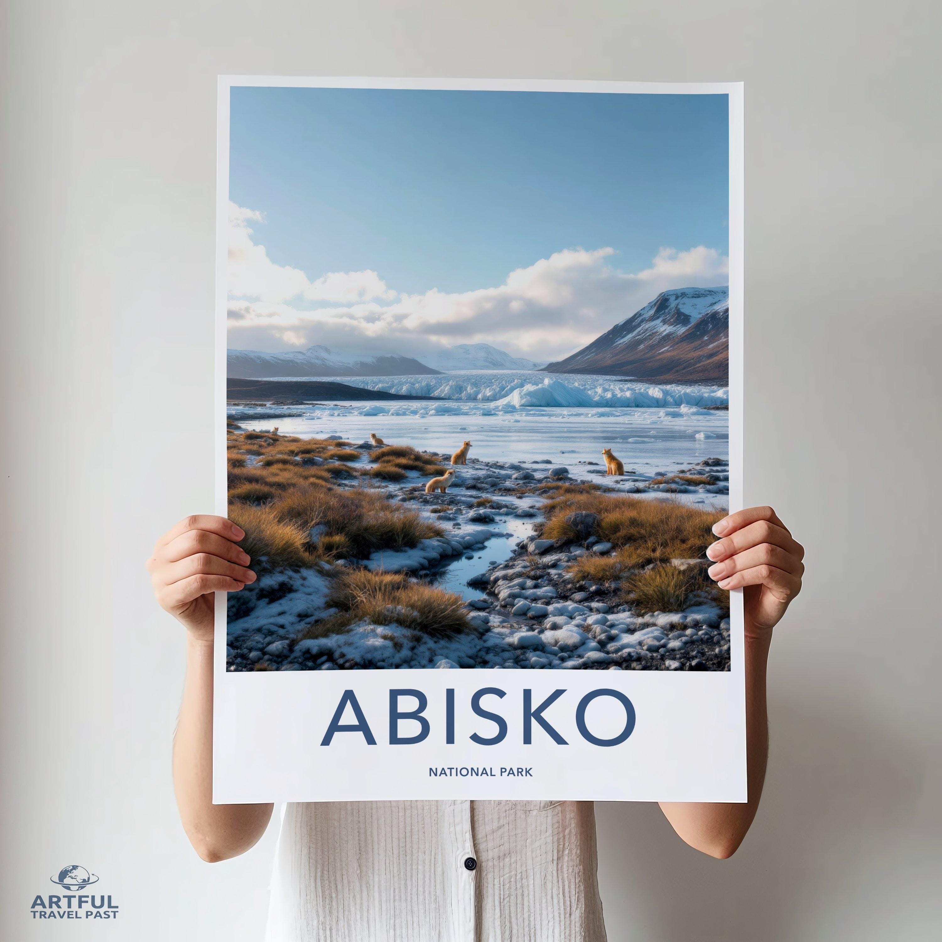 Abisko National Park Poster | Sweden Wall Art