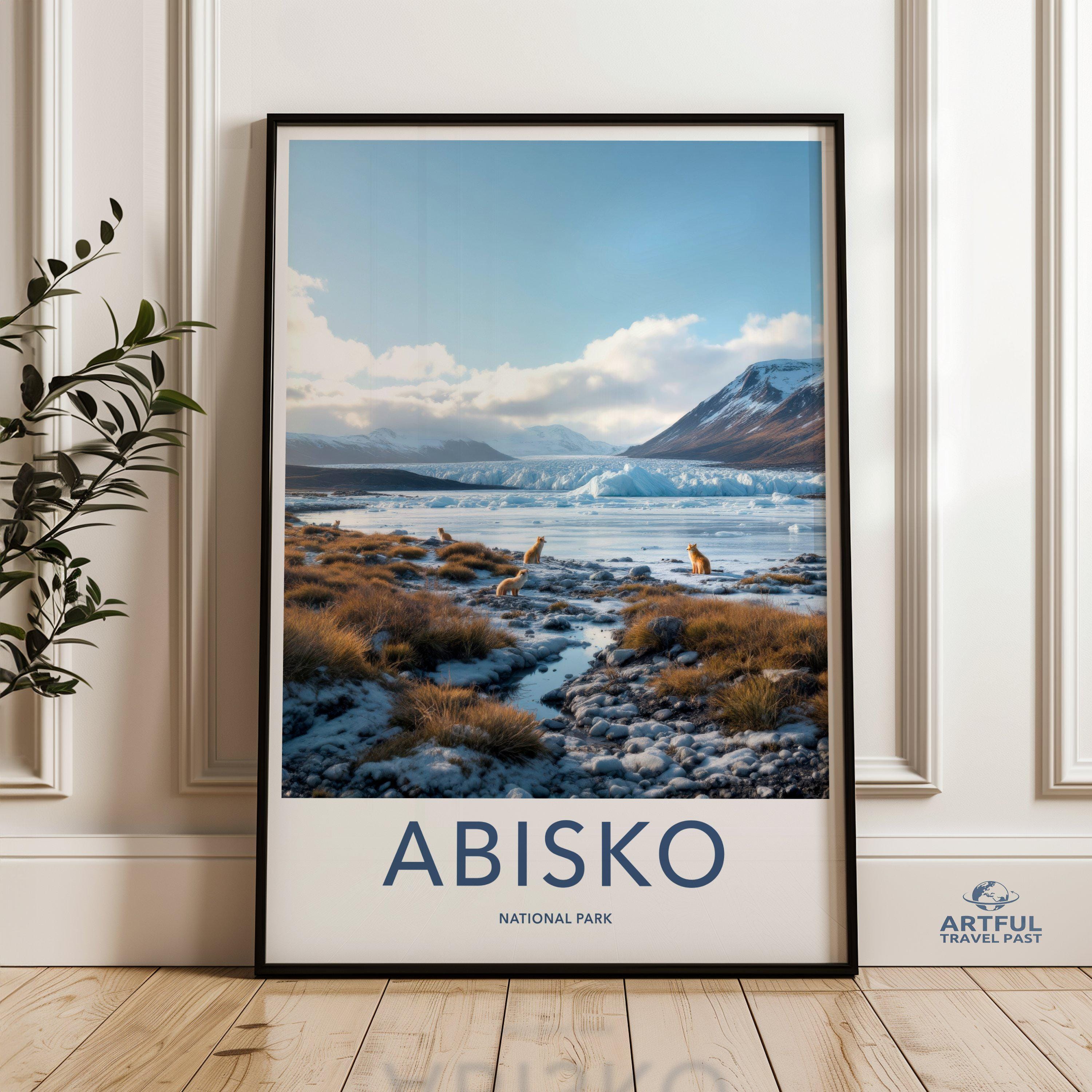 Abisko National Park Poster | Sweden Wall Art