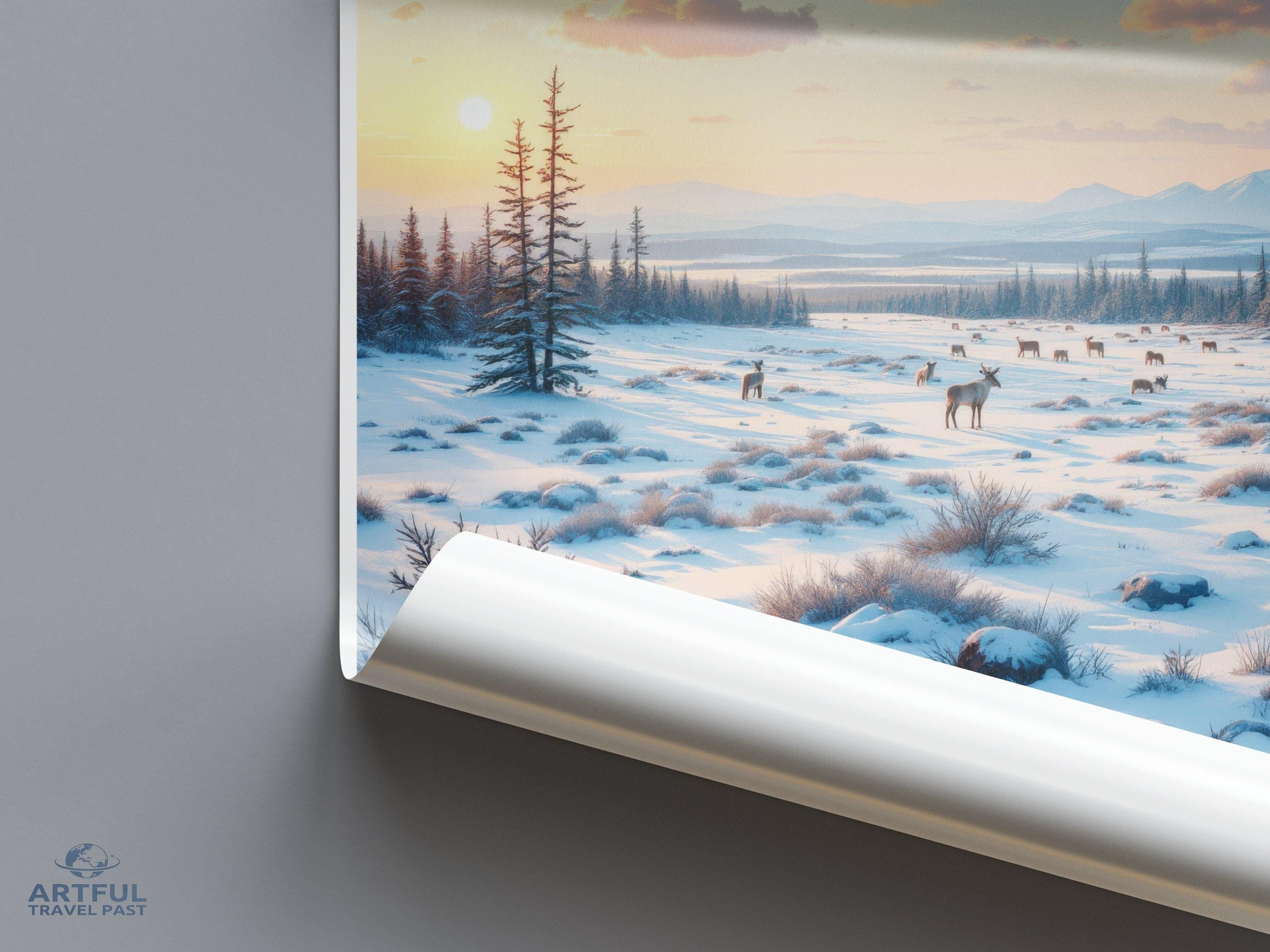 Abisko National Park Poster | Sweden Wall Art