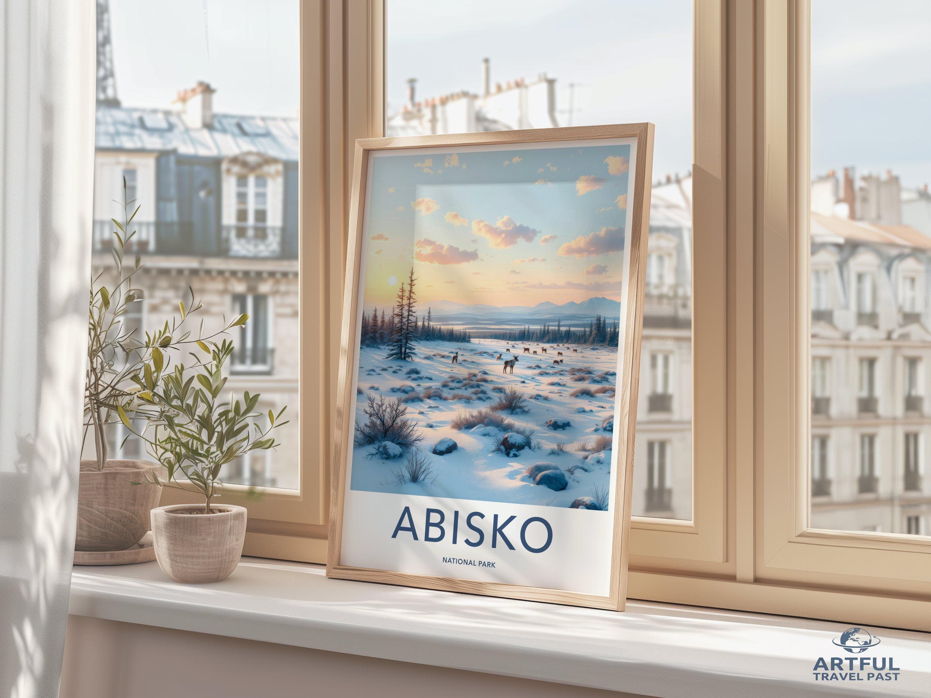 Abisko National Park Poster | Sweden Wall Art