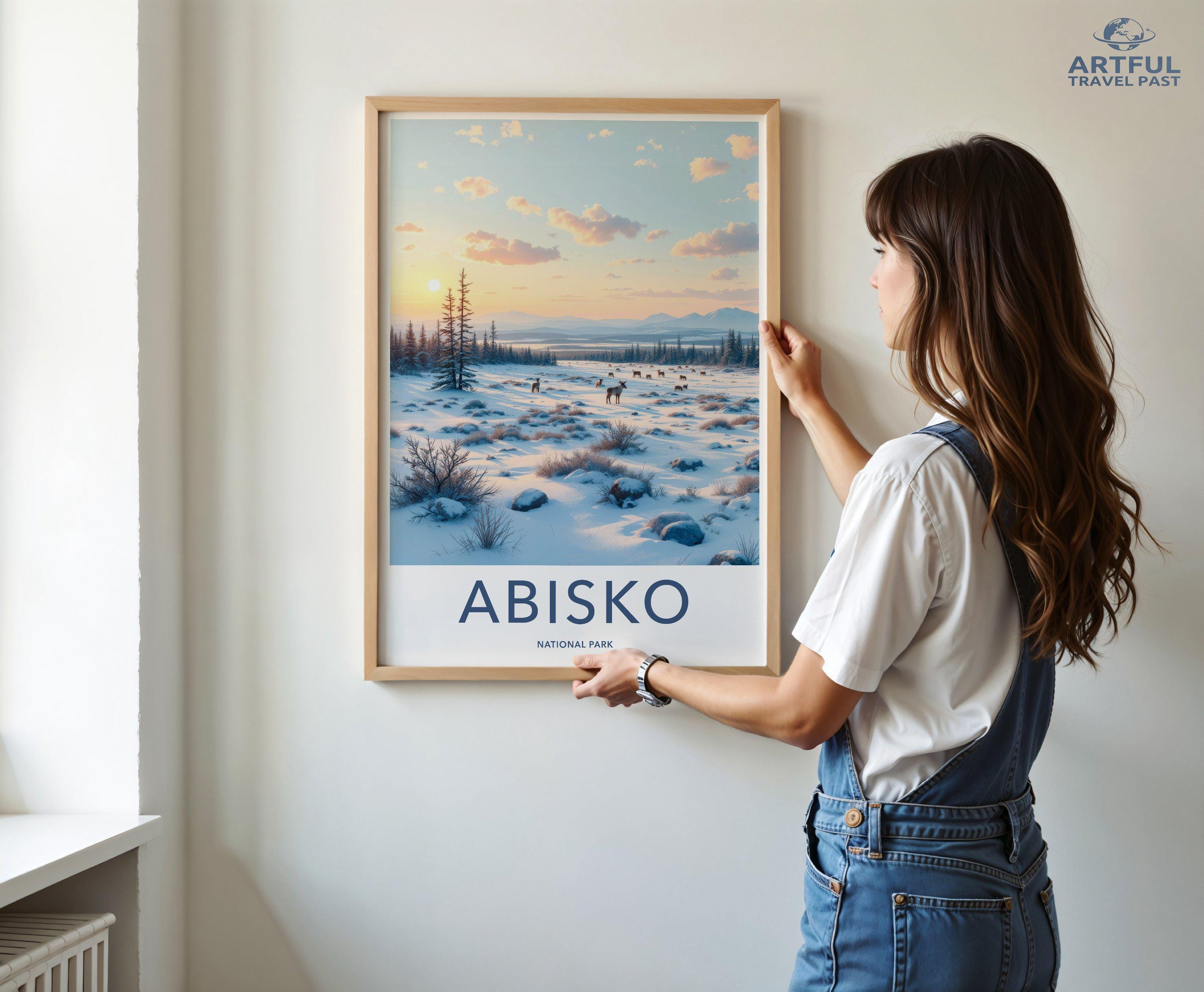 Abisko National Park Poster | Sweden Wall Art