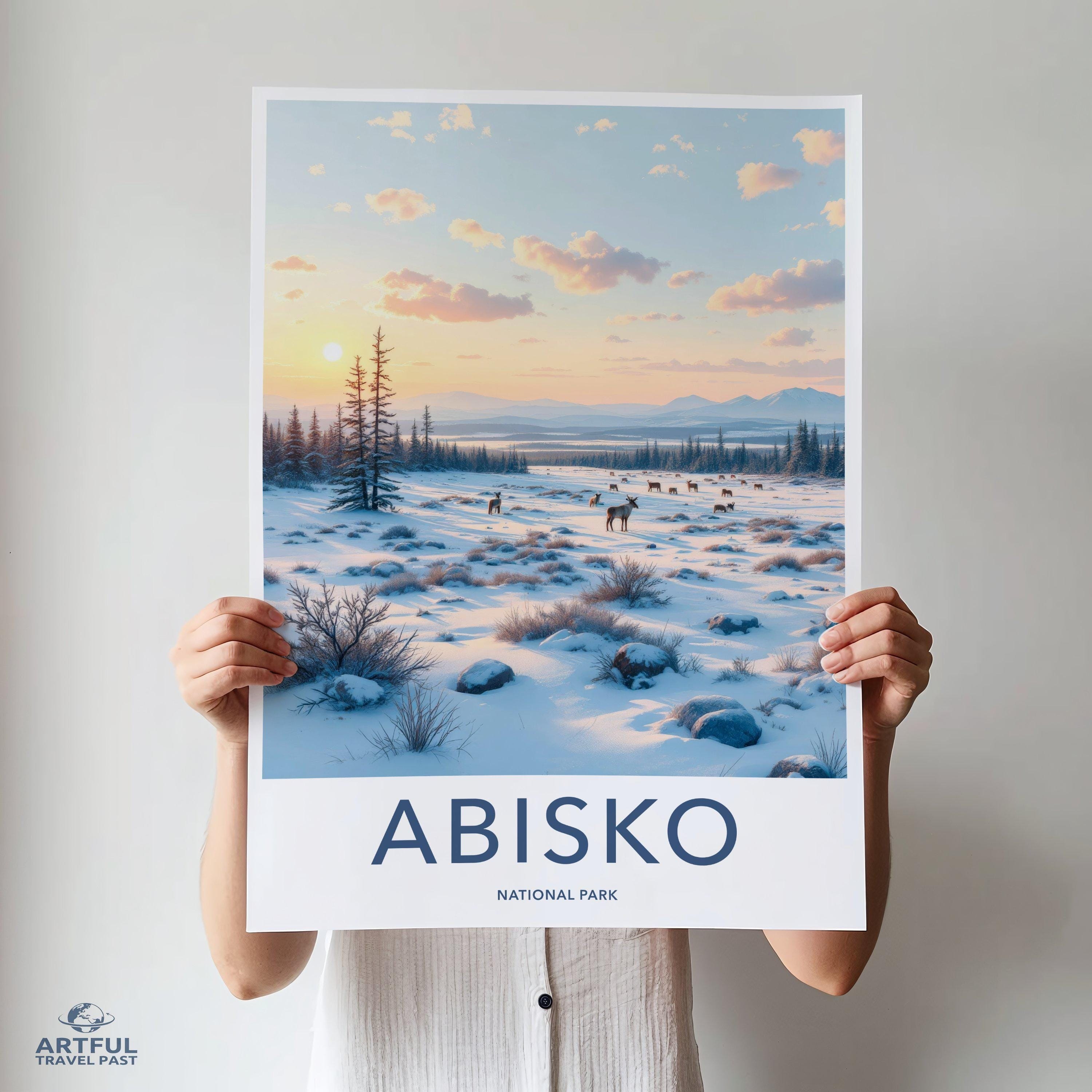 Abisko National Park Poster | Sweden Wall Art