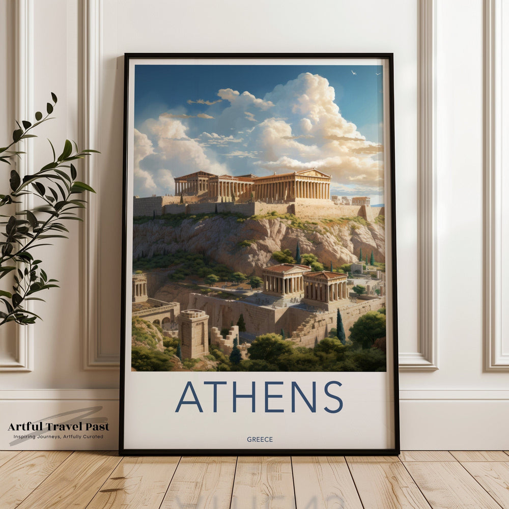 Acropolis of Athens Poster | Greece Wall Art