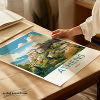 Acropolis of Athens Poster | Greece Wall Art