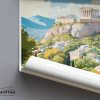 Acropolis of Athens Poster | Greece Wall Art