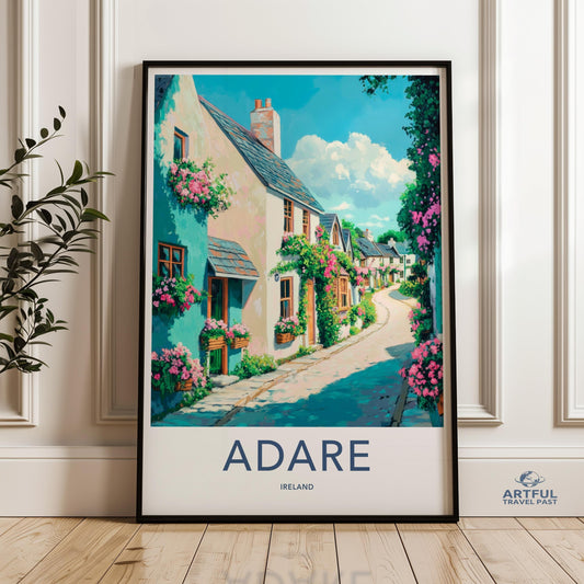 Adare Poster - Ireland Wall Art