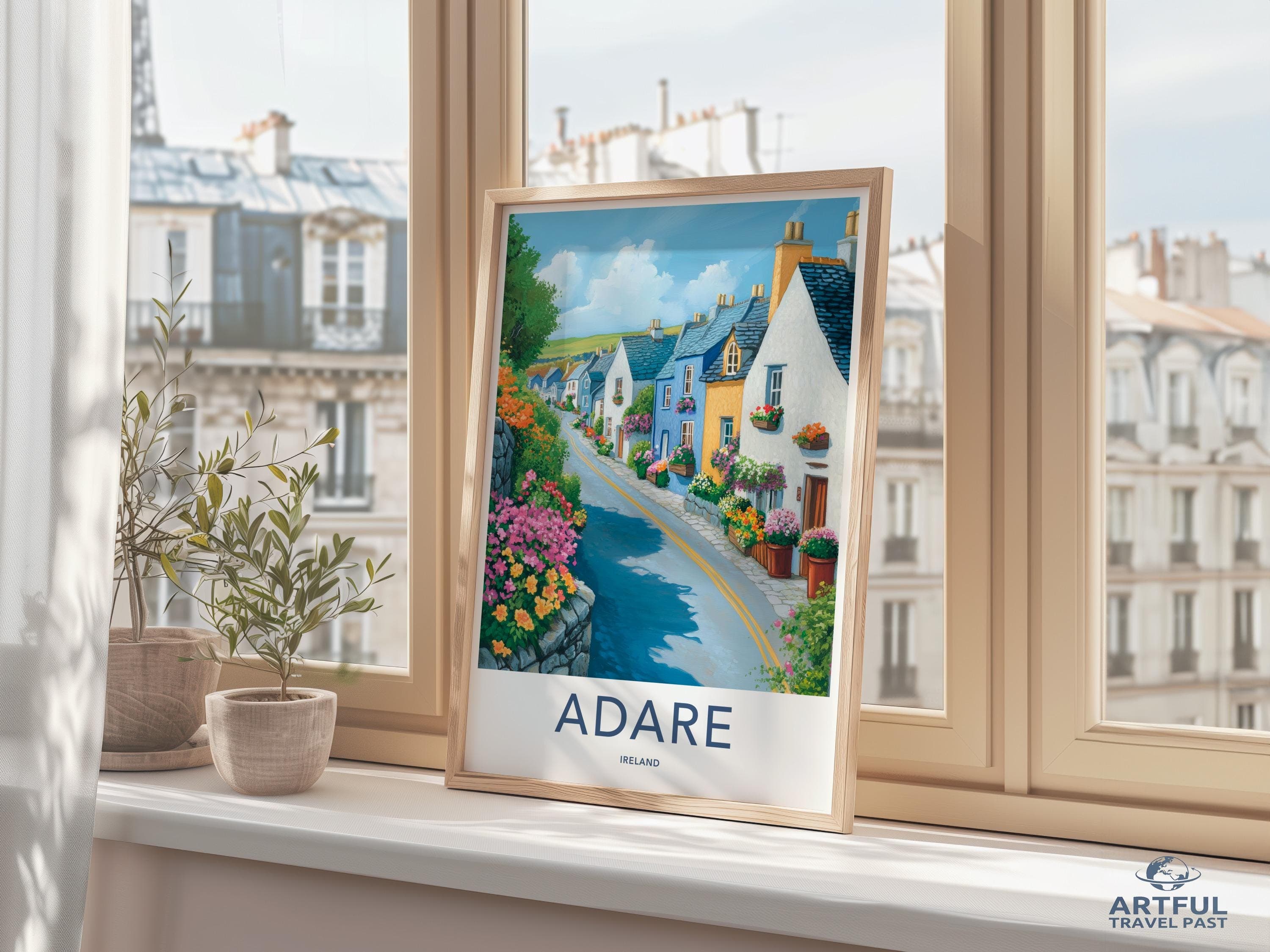 Adare Poster - Ireland Wall Art