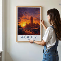 Agadez Poster - Niger Wall Art