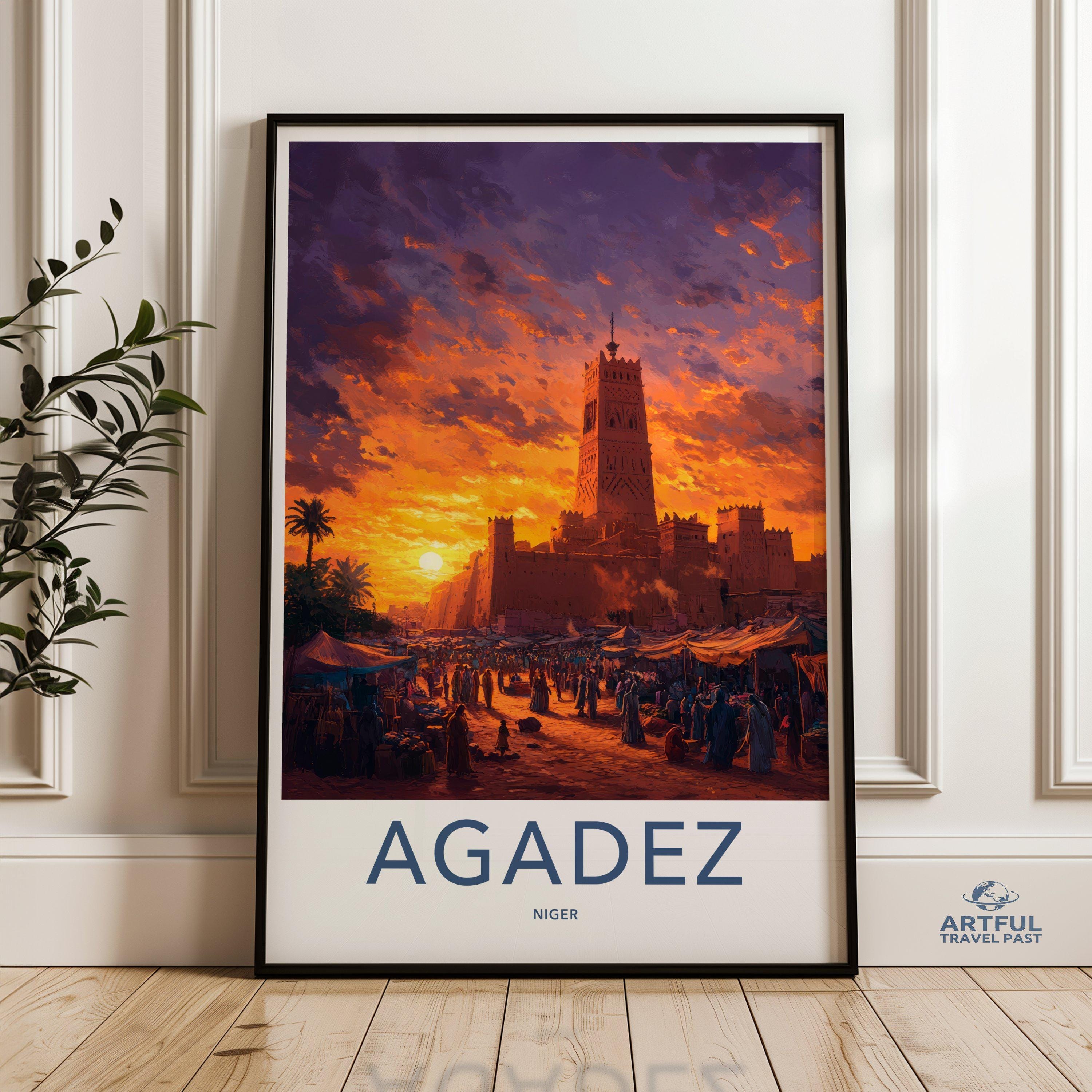 Agadez Poster - Niger Wall Art