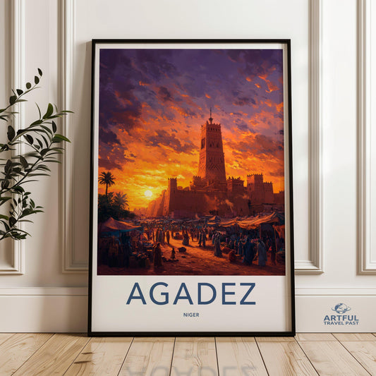Agadez Poster - Niger Wall Art