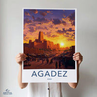 Agadez Poster - Niger Wall Art