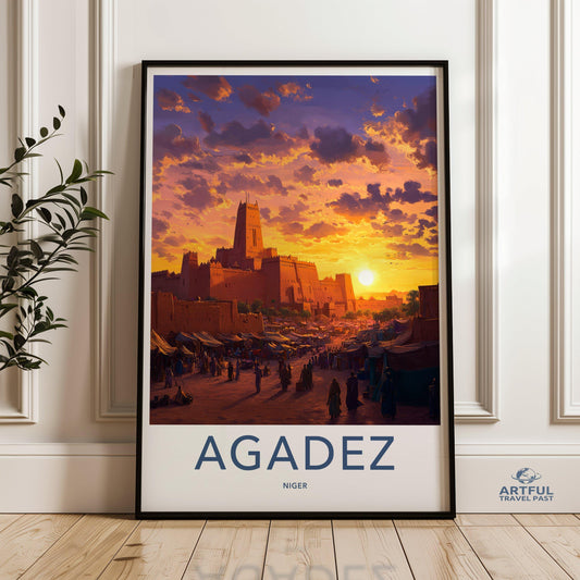 Agadez Poster - Niger Wall Art