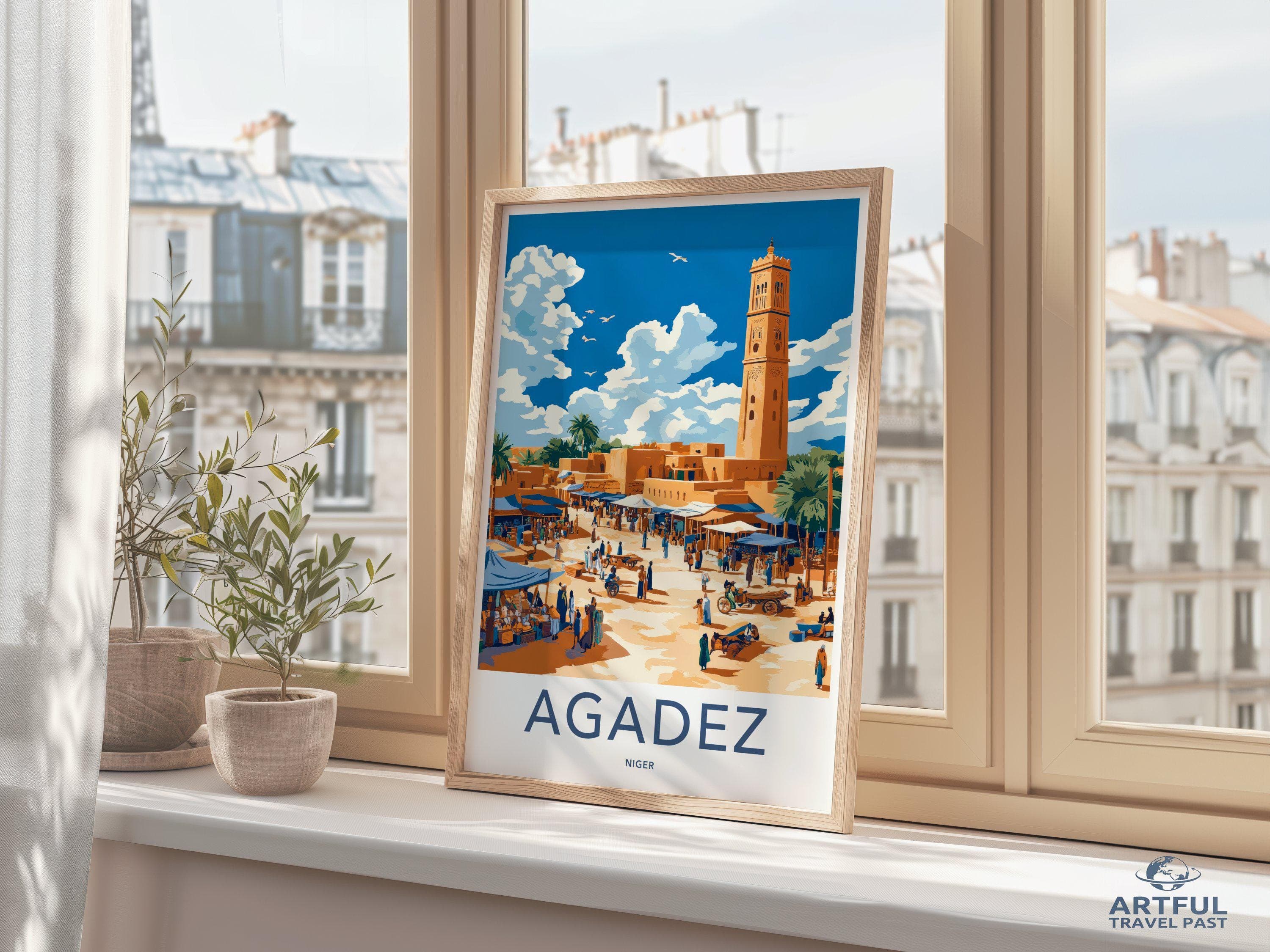 Agadez Poster - Niger Wall Art