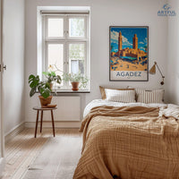 Agadez Poster | Niger Wall Art | Africa Decor