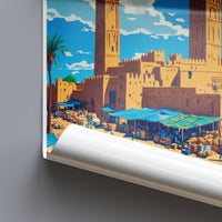 Agadez Poster | Niger Wall Art | Africa Decor