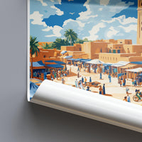 Agadez Poster | Niger Wall Art | Africa Decor