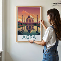 Agra Poster - India Wall Art