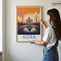 Agra Poster - India Wall Art