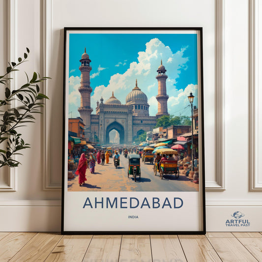 Ahmedabad Poster - India Wall Art