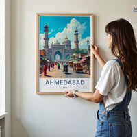 Ahmedabad Poster - India Wall Art