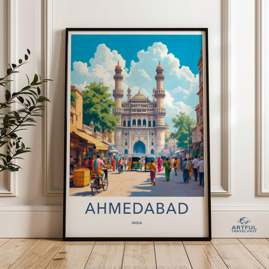 Ahmedabad Poster - India Wall Art