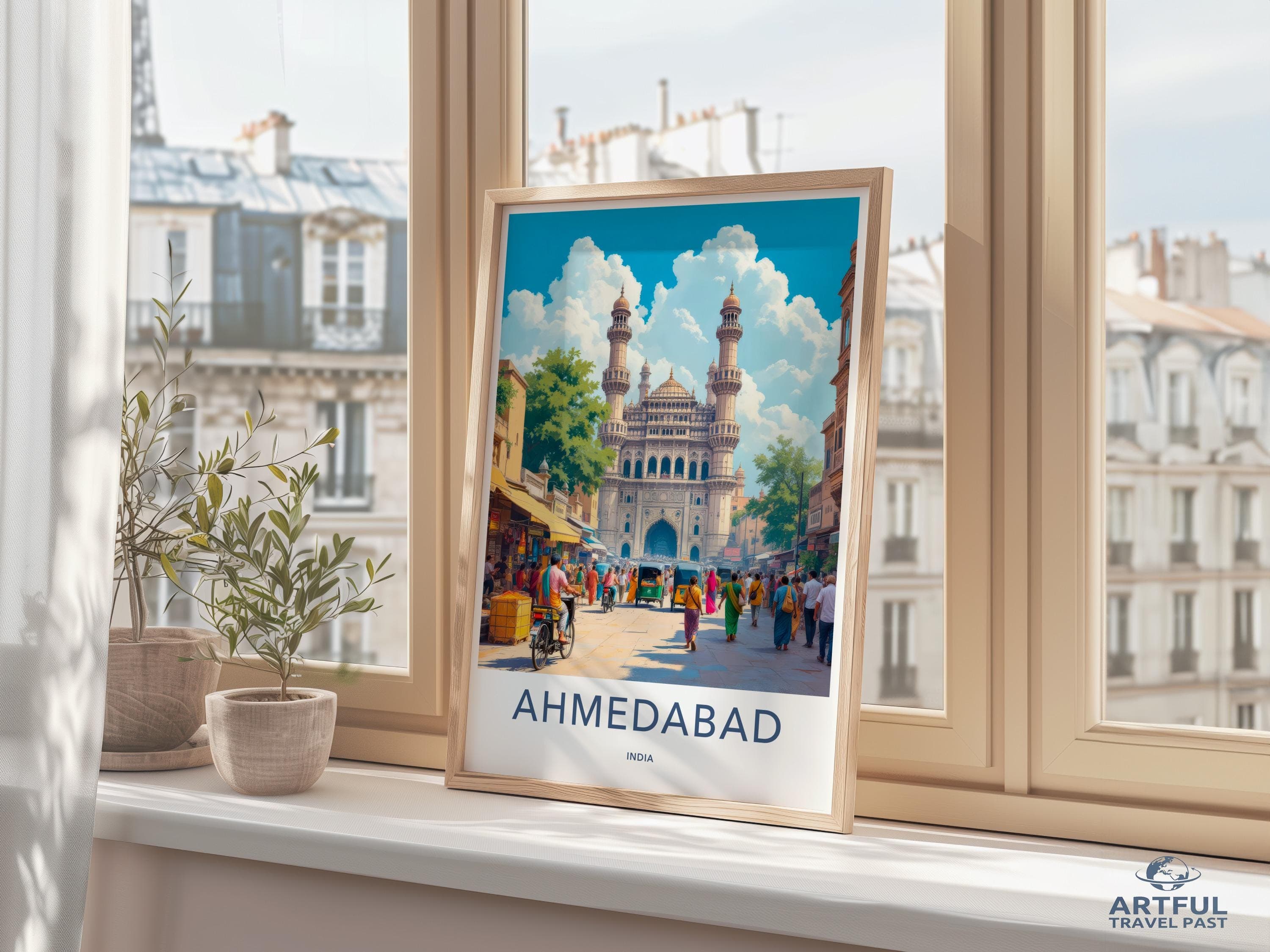 Ahmedabad Poster - India Wall Art