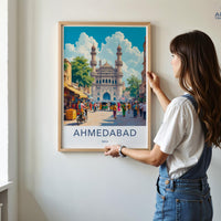 Ahmedabad Poster - India Wall Art