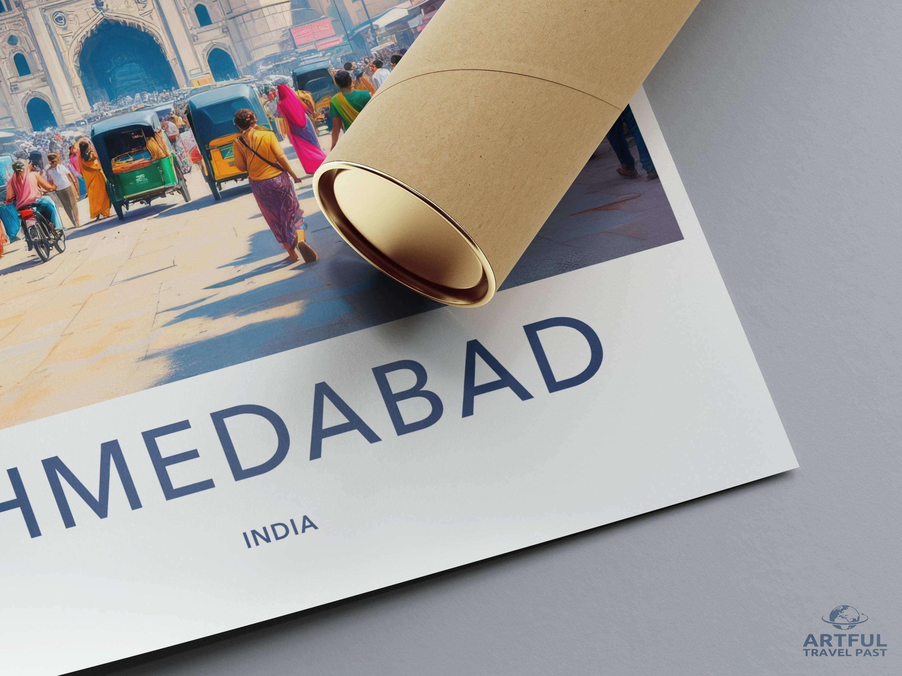 Ahmedabad Poster - India Wall Art