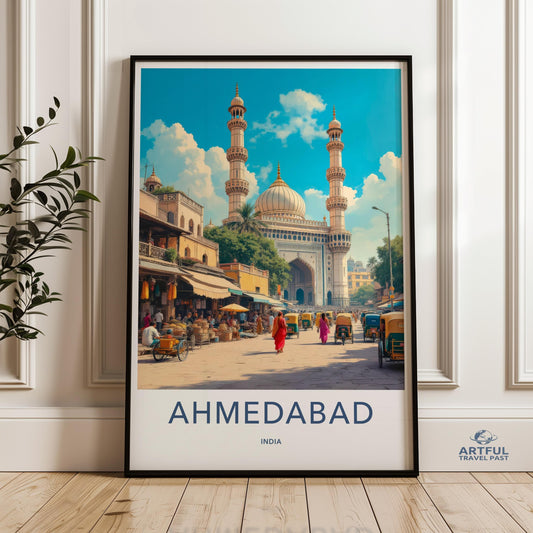 Ahmedabad Poster - India Wall Art