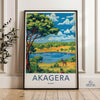 Akagera National Park Poster | Rwanda Wall Art