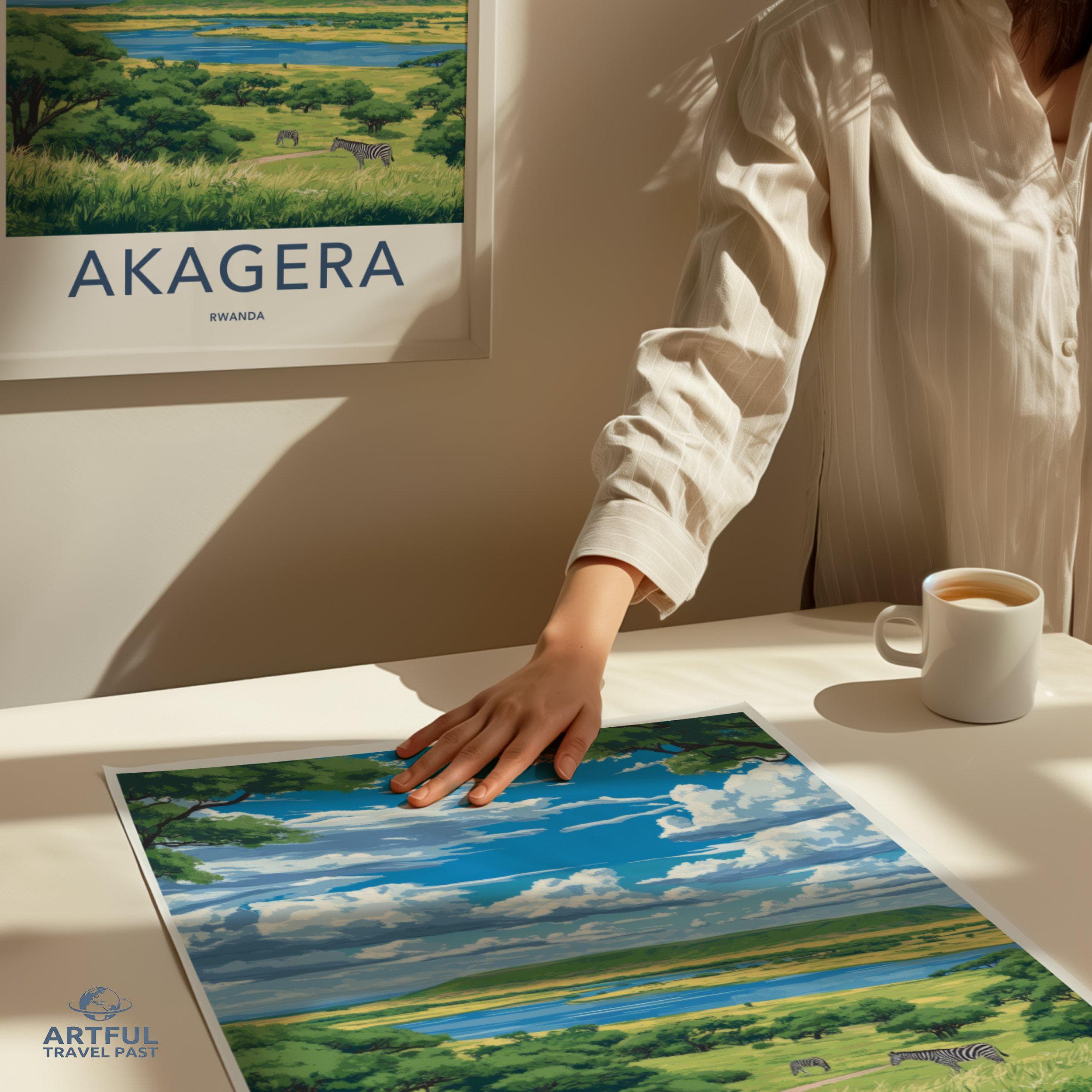 Akagera National Park Poster | Rwanda Wall Art