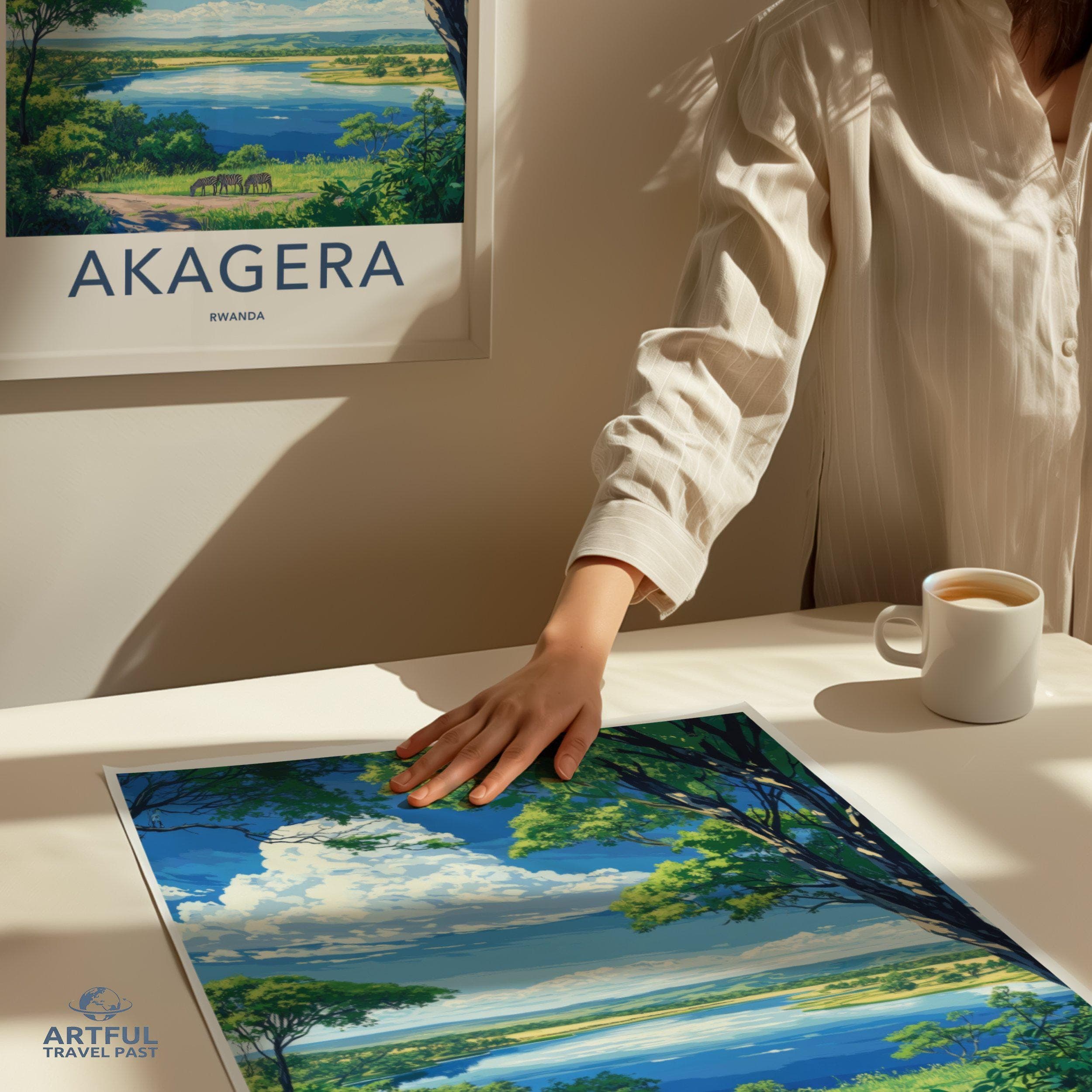 Akagera National Park Poster | Rwanda Wall Art