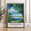 Akagera National Park Poster | Rwanda Wall Art