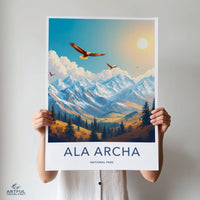 Ala Archa National Park Poster - Kyrgyzstan