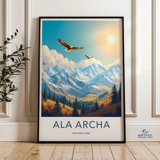 Ala Archa National Park Poster - Kyrgyzstan