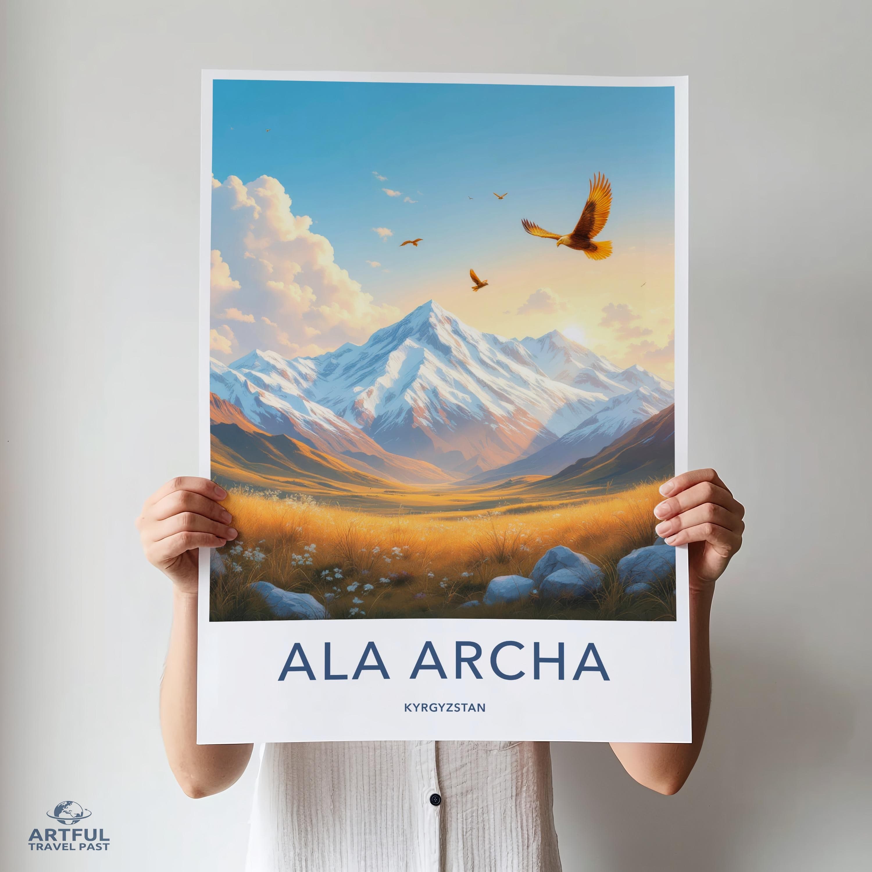 Ala Archa Poster - Kyrgyzstan Wall Art