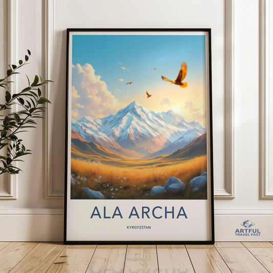 Ala Archa Poster - Kyrgyzstan Wall Art