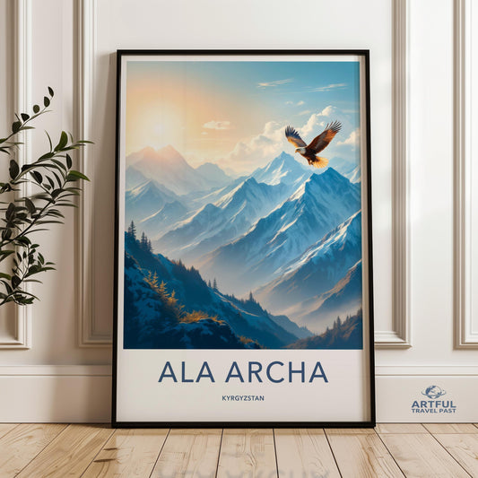 Ala Archa Poster - Kyrgyzstan Wall Art