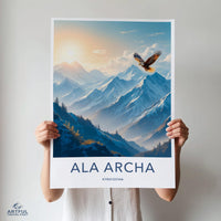 Ala Archa Poster - Kyrgyzstan Wall Art