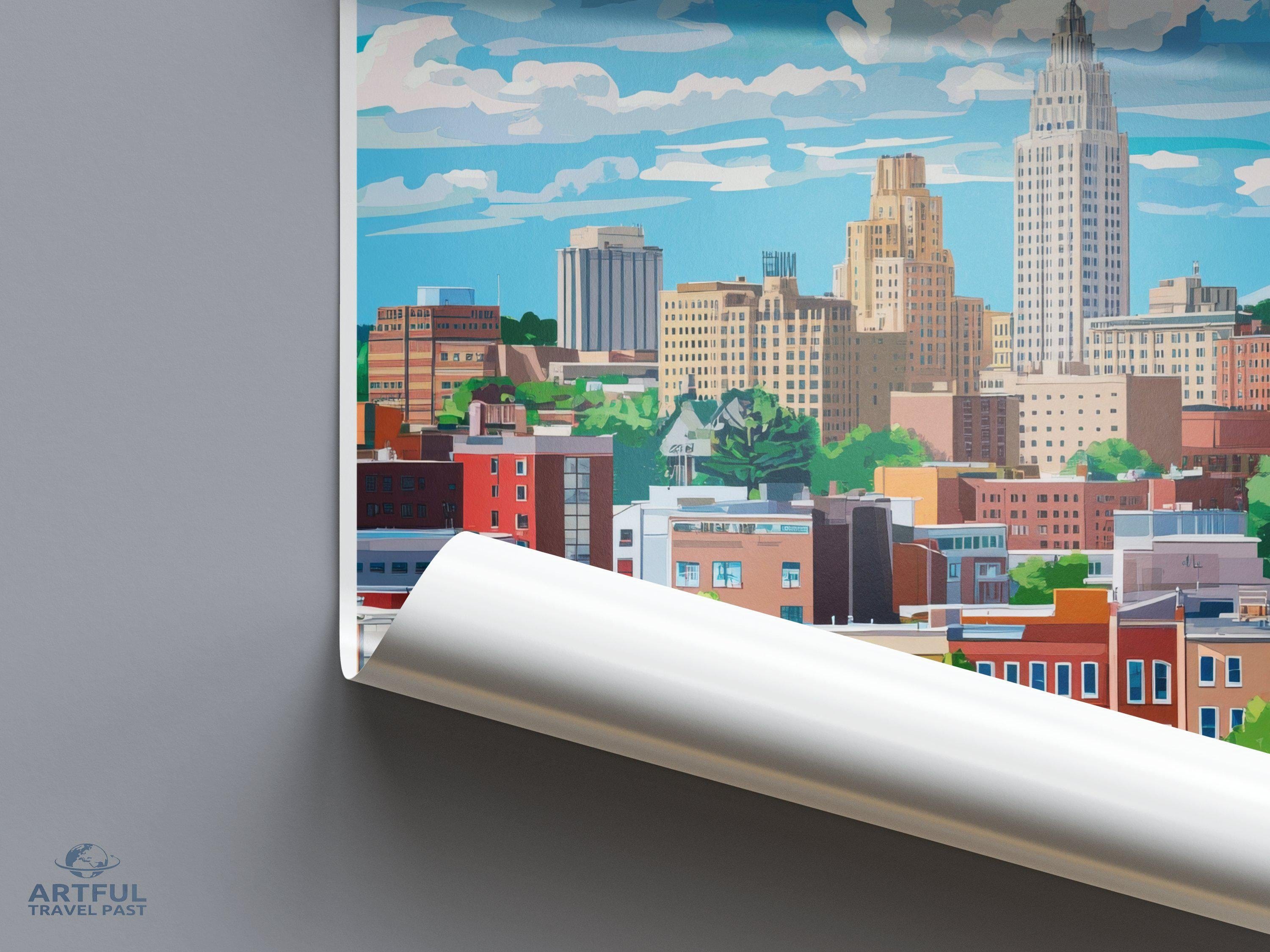 Albany Poster - New York Wall Art