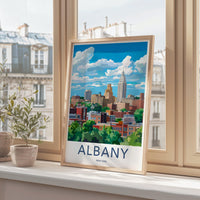 Albany Poster - New York Wall Art