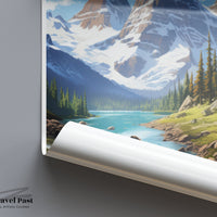 Alberta Rockies Poster - Canada Wall Art