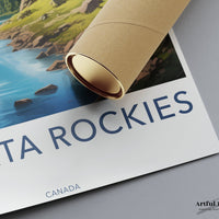Alberta Rockies Poster - Canada Wall Art
